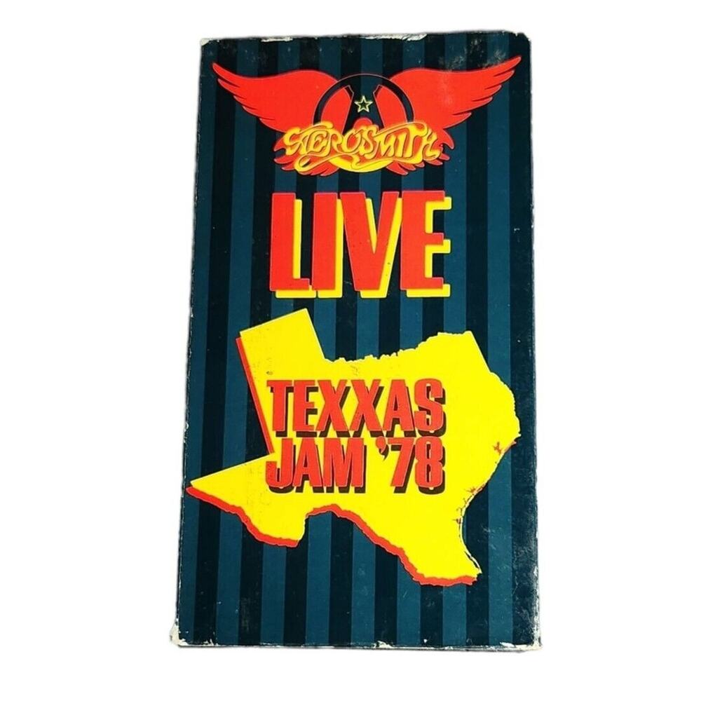 Aerosmith Live Texxas Jam '78 Vhs Pre-owned (1988)